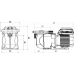 Baseina filtra sūknis SUPERFLO VS2 230V 1.1kW ar m