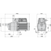 Daudzpakāpju ūdens sūknis META 1.35kW 230V Calpeda